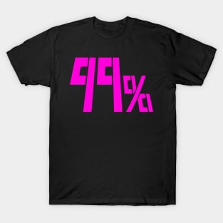 99% Psychic Overload - Magenta / Pink T-Shirt